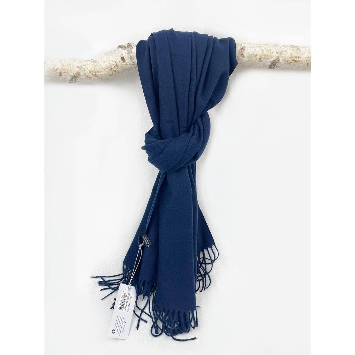 Brushed Soft Scarf With Tassel