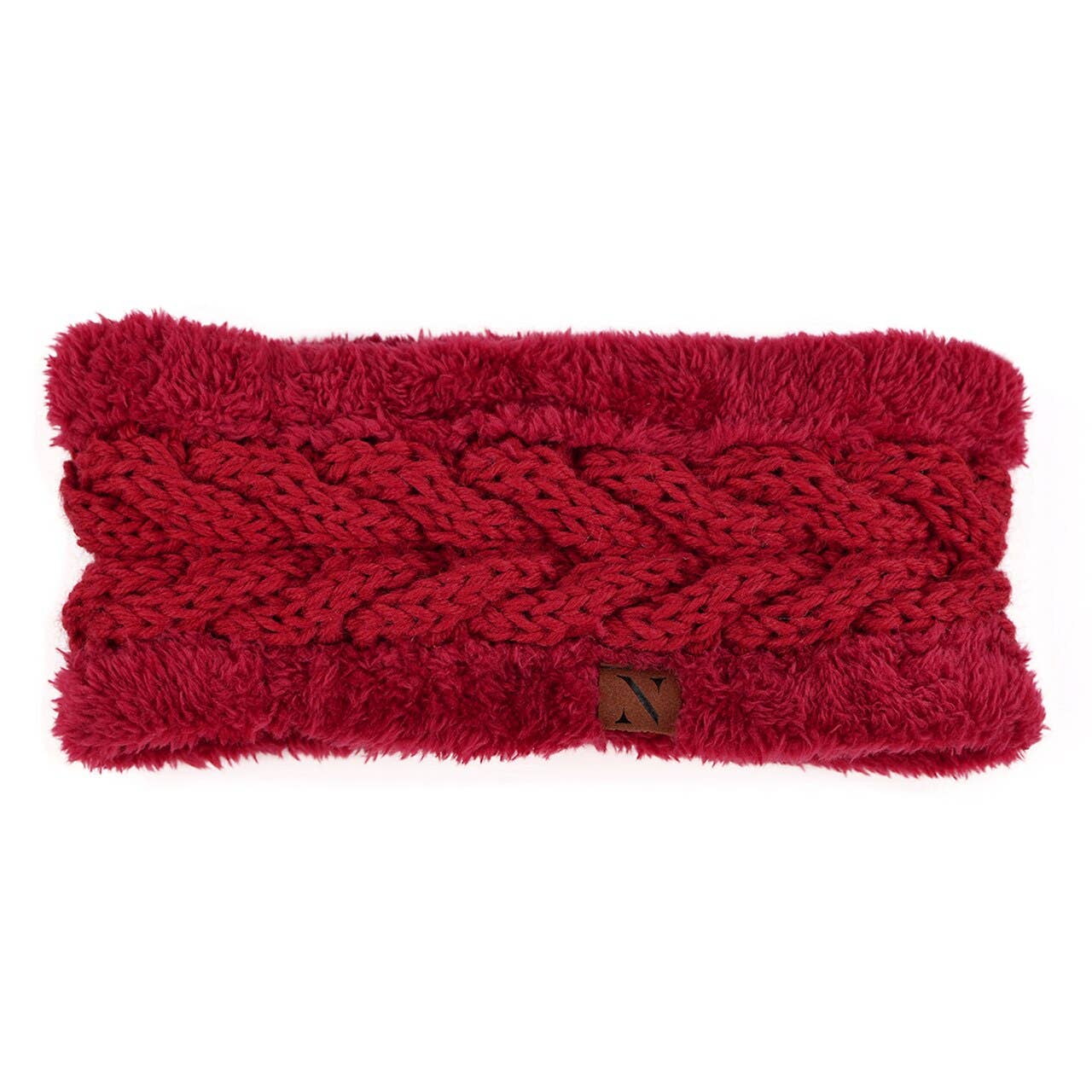 Women's Thick Fleece Lined Knit Winter Head Band