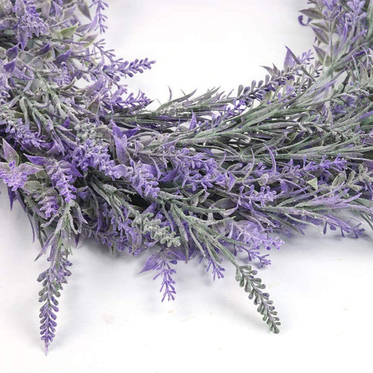 Artificial Lavender Door Wreath