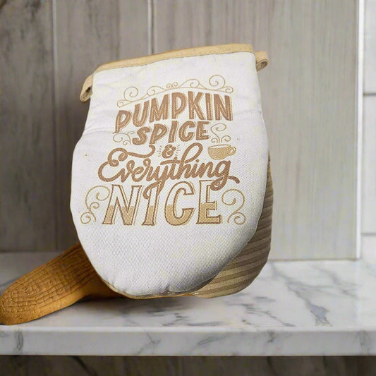 Shortened thanksgiving Oven Mitt