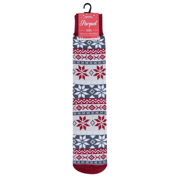 Men's Snowflake Novelty Socks