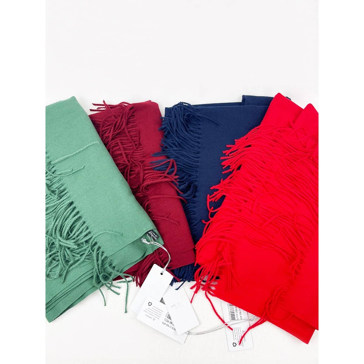 Brushed Soft Scarf With Tassel