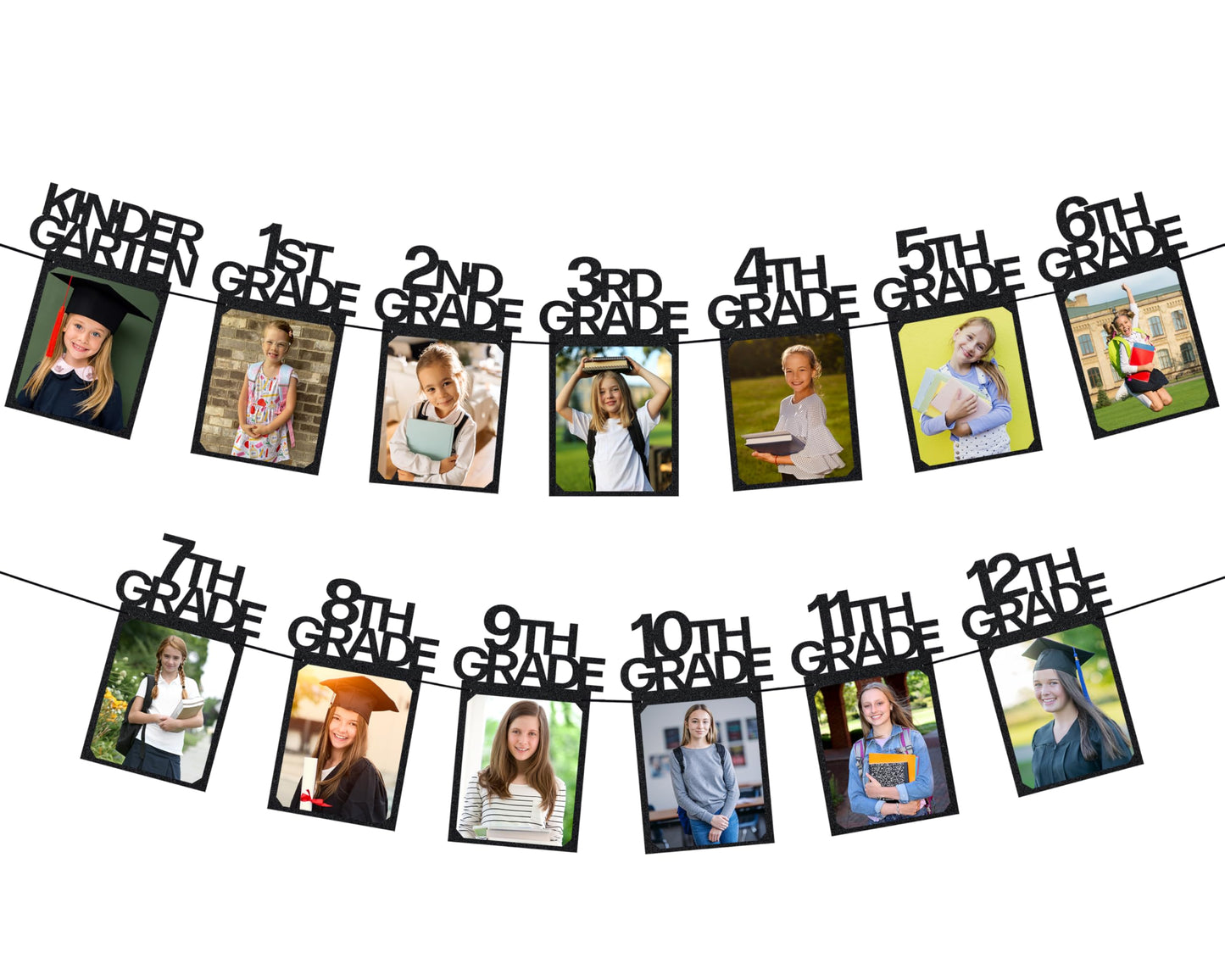Class of 2025 Graduation Photo Banner – Kindergarten to 12th Grade