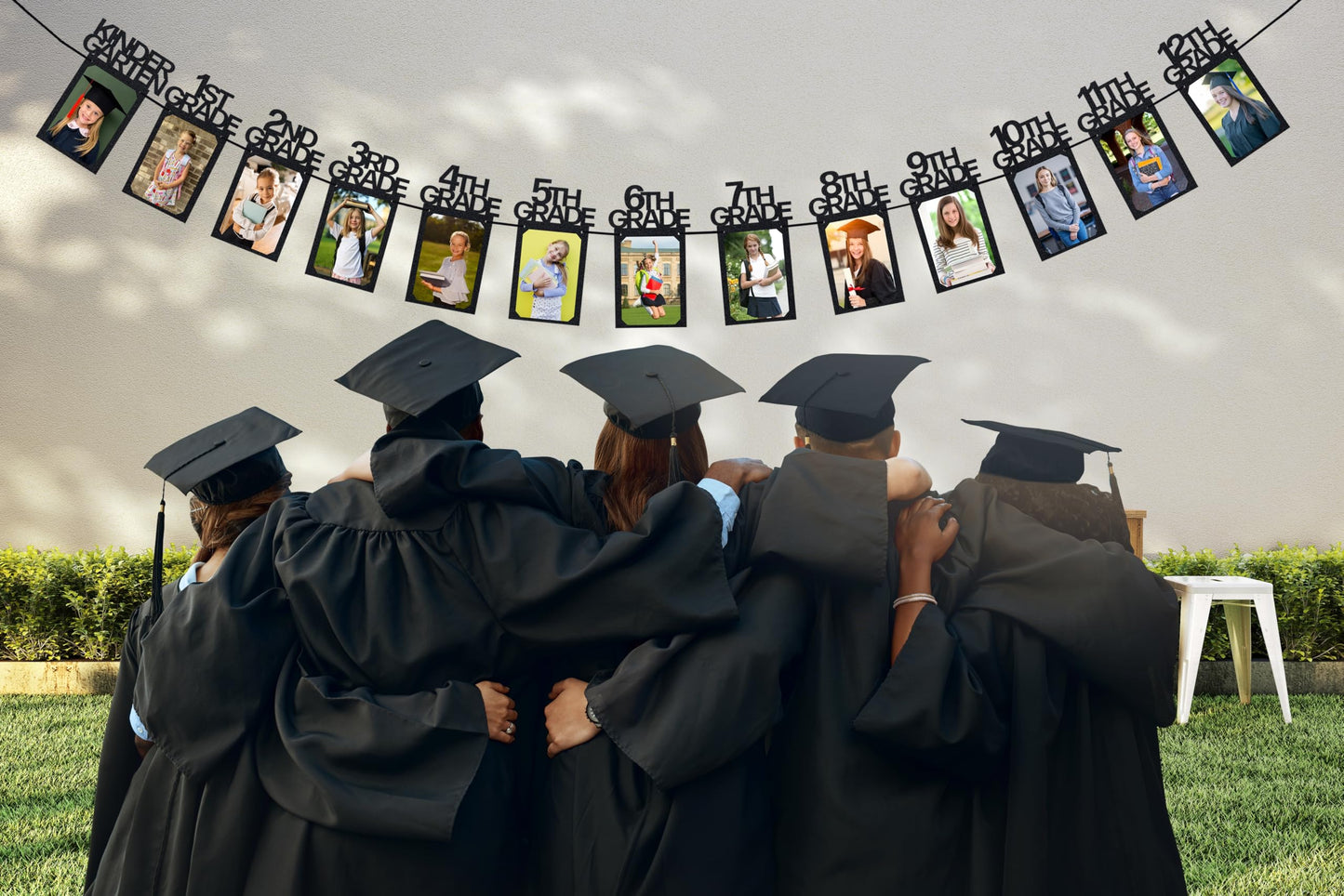 Class of 2025 Graduation Photo Banner – Kindergarten to 12th Grade