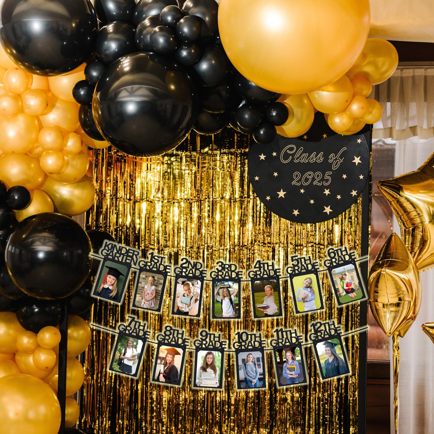 Class of 2025 Graduation Photo Banner – Kindergarten to 12th Grade