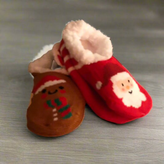Ginger Bread/ Snowman Booties