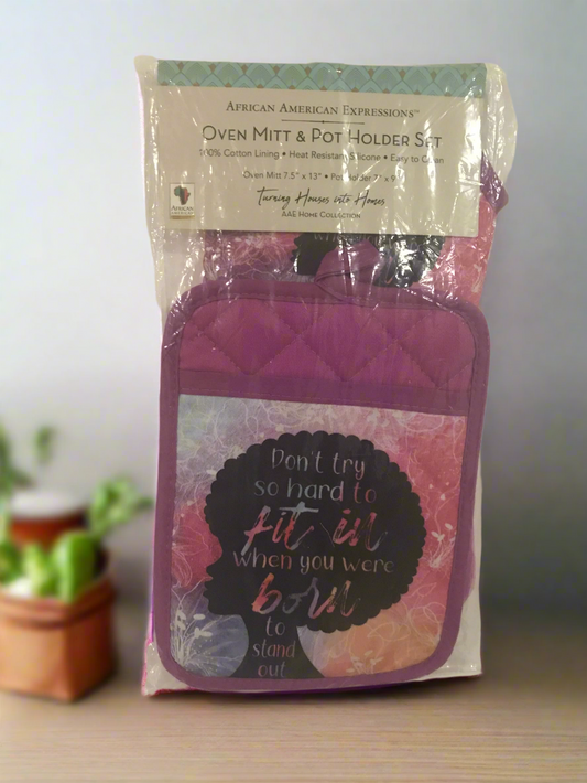 Potholder & Apron Set