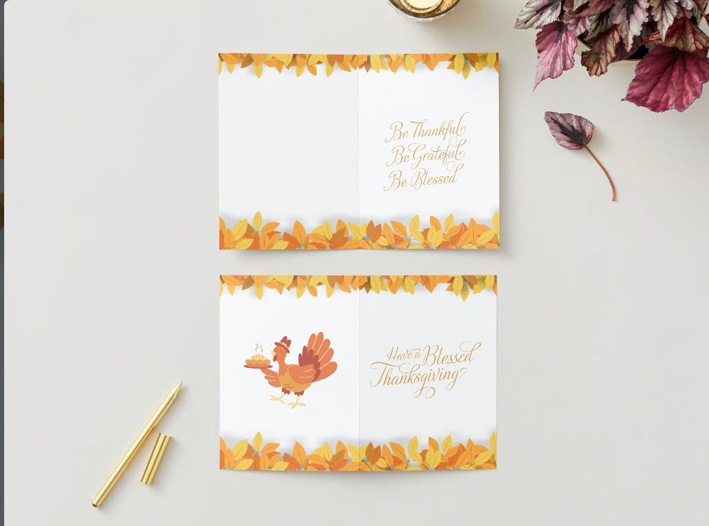 Blessed Thanksgiving Day Greeting Card