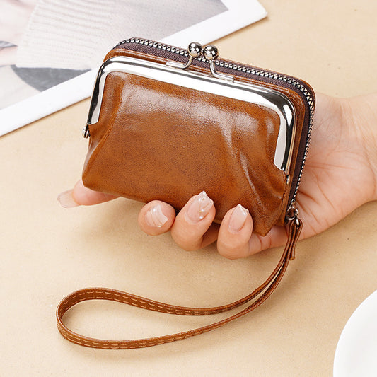 Women's card Holder & Buckle Coin Purse -Clutch