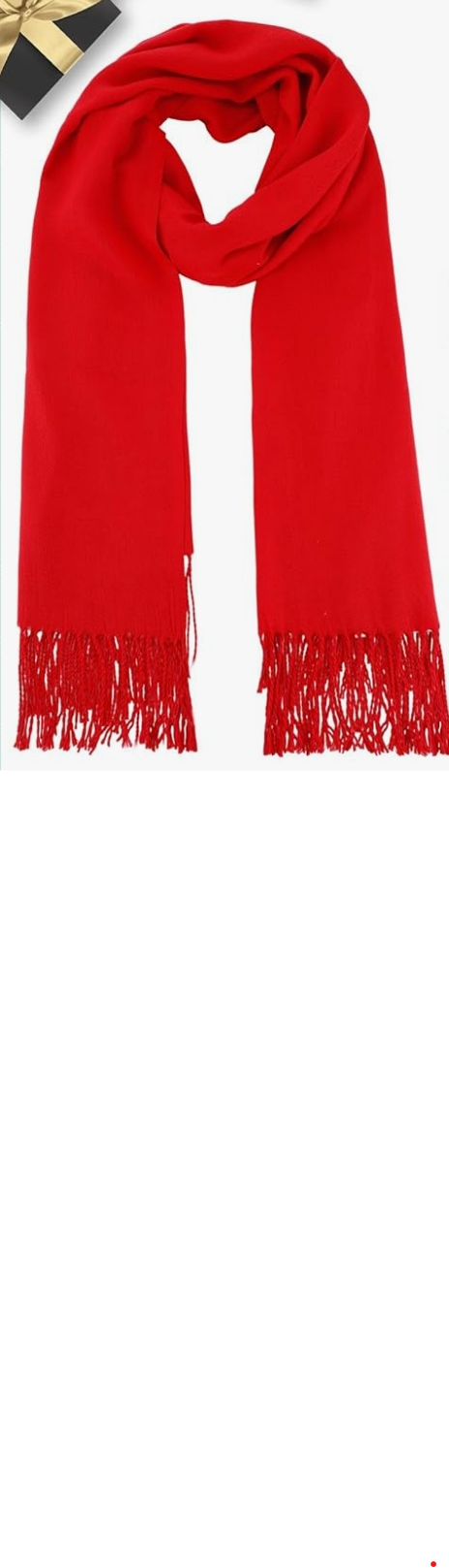 Brushed Soft Scarf With Tassel