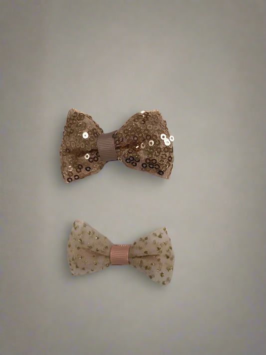 Pink Glitter Brarett Set