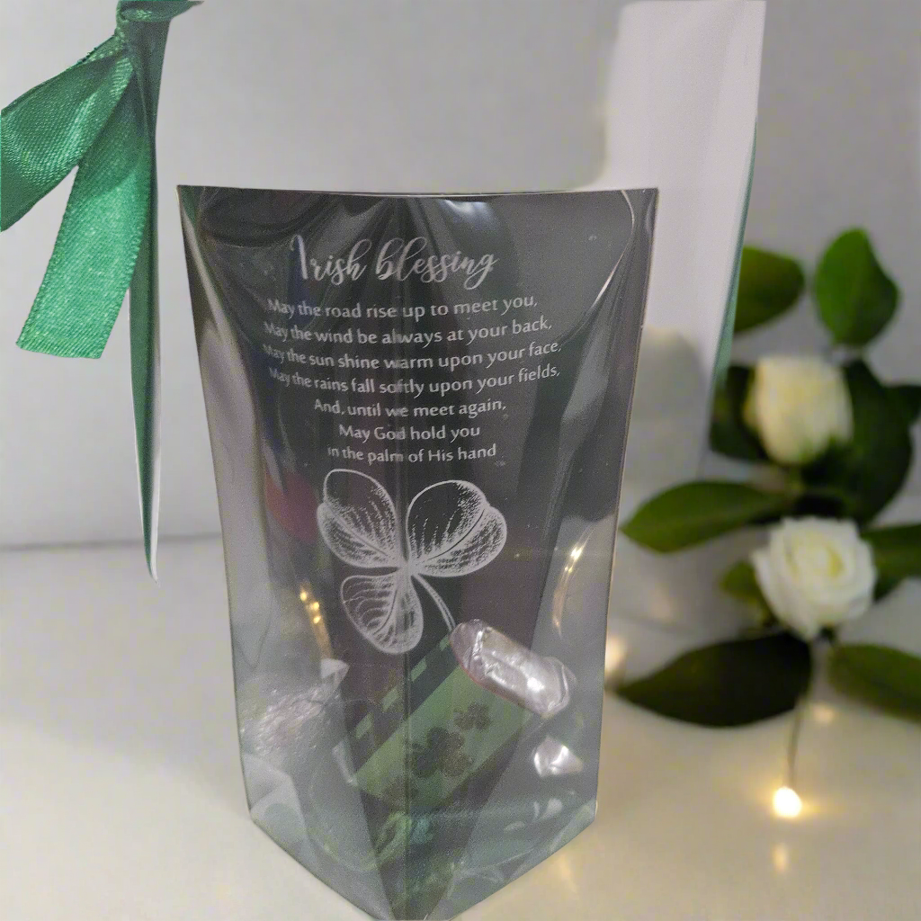 St. Patrick's Day Shamrock Tumblers Gift Box.