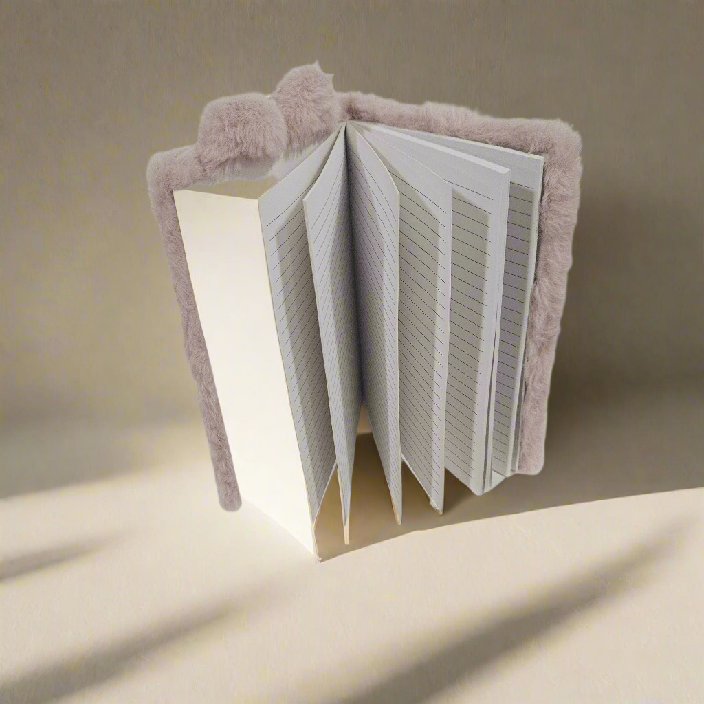 Cute Fluffy Journal Book
