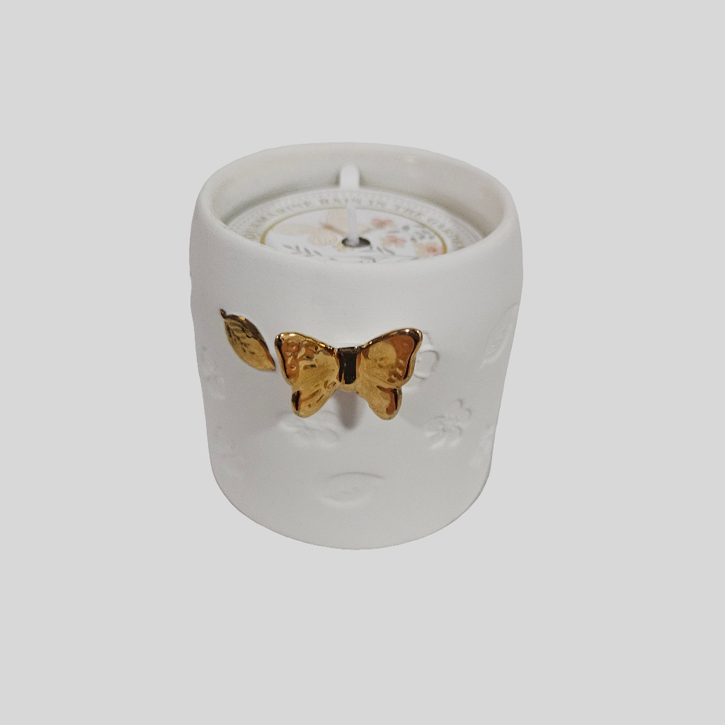 Butterfly Ceramic Candle