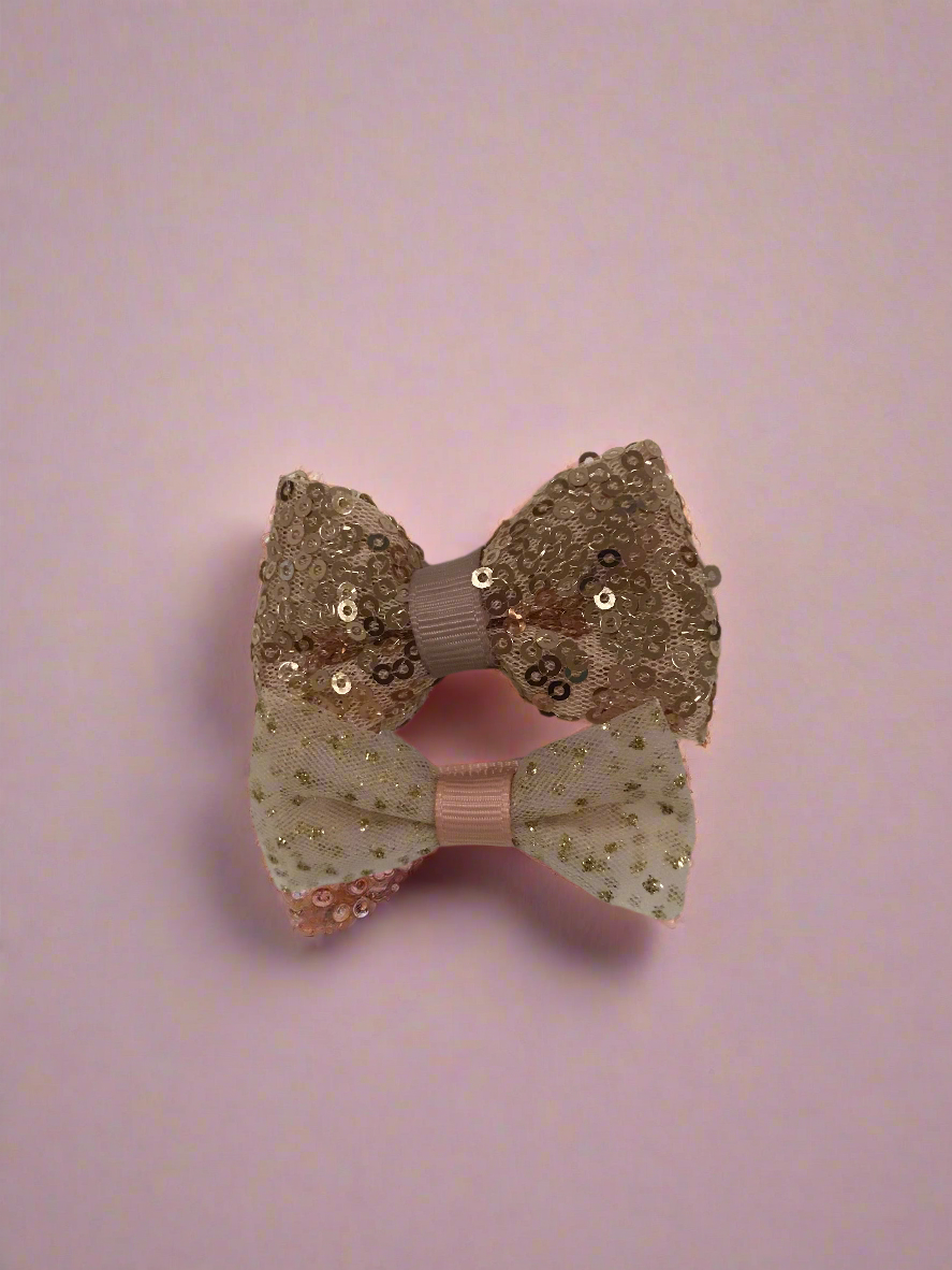 Pink Glitter Brarett Set