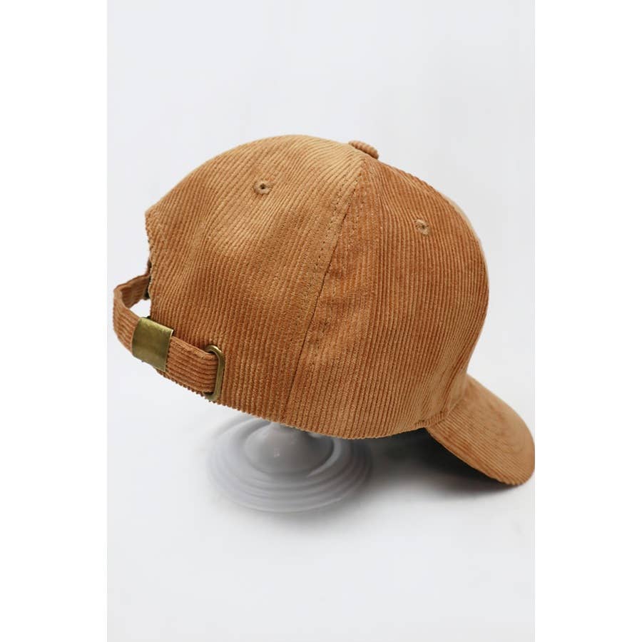 Blessed Embroidered Corduroy Baseball Caps