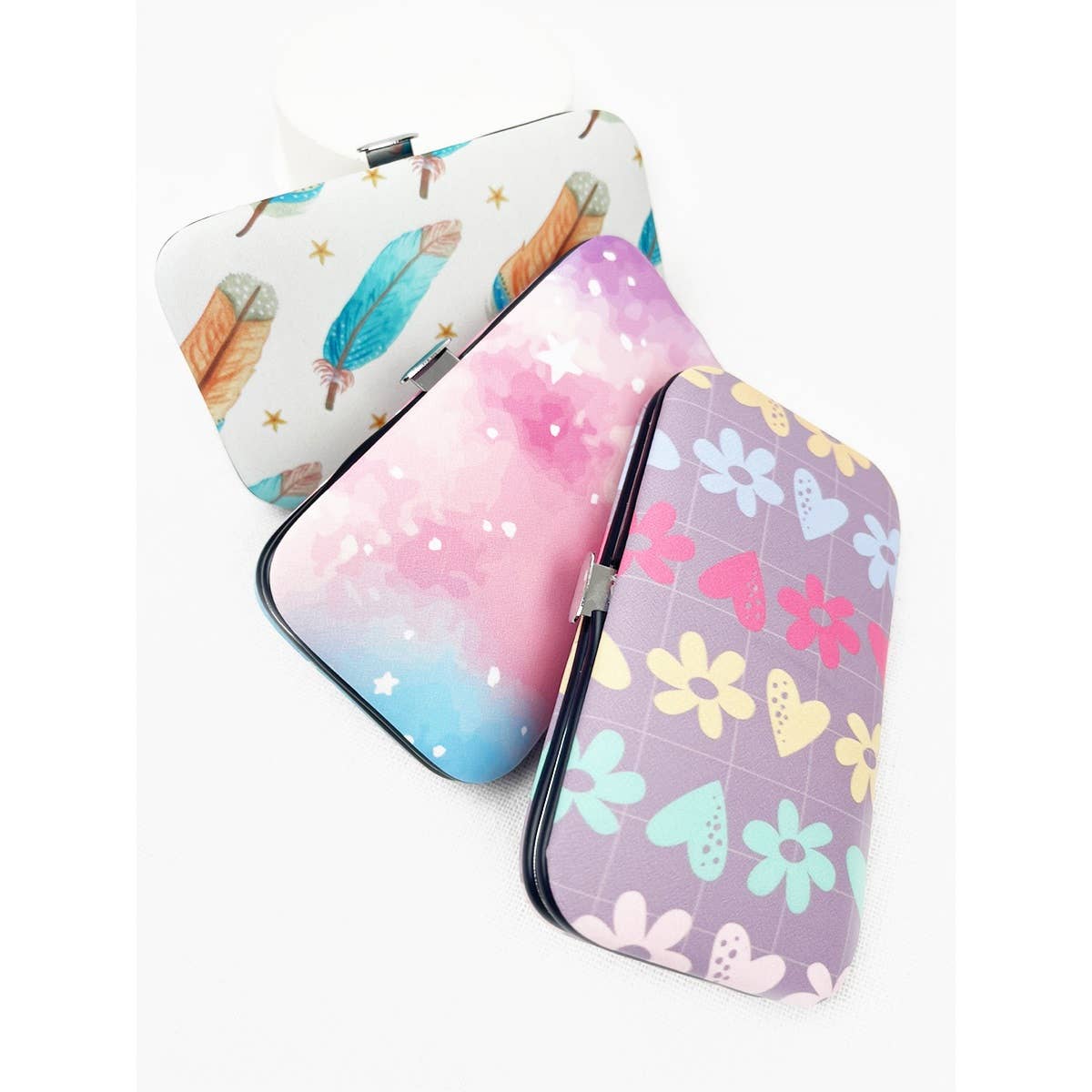 Personal Mani and Pedi Kit care tools with case