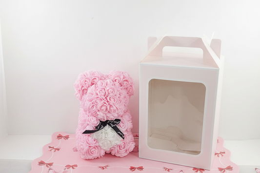 Pink Rose Bear Gift Box
