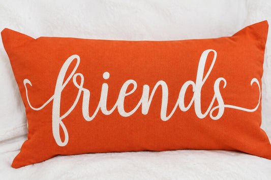 Friends Fall Festive Throw Pillow