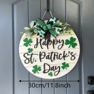 St. Patrick's Day Door Hanger Wreath