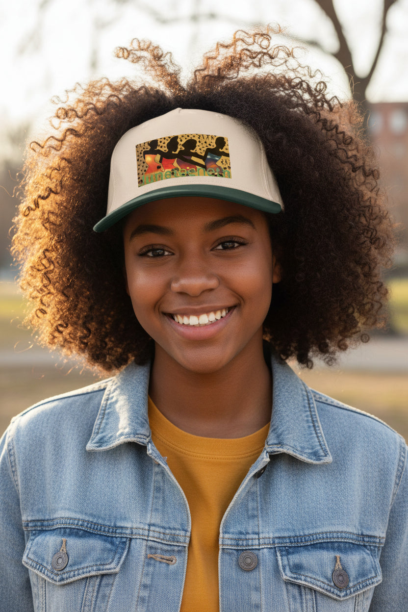 Juneteenth Baseball Cap - Bright Script Celebration Hat