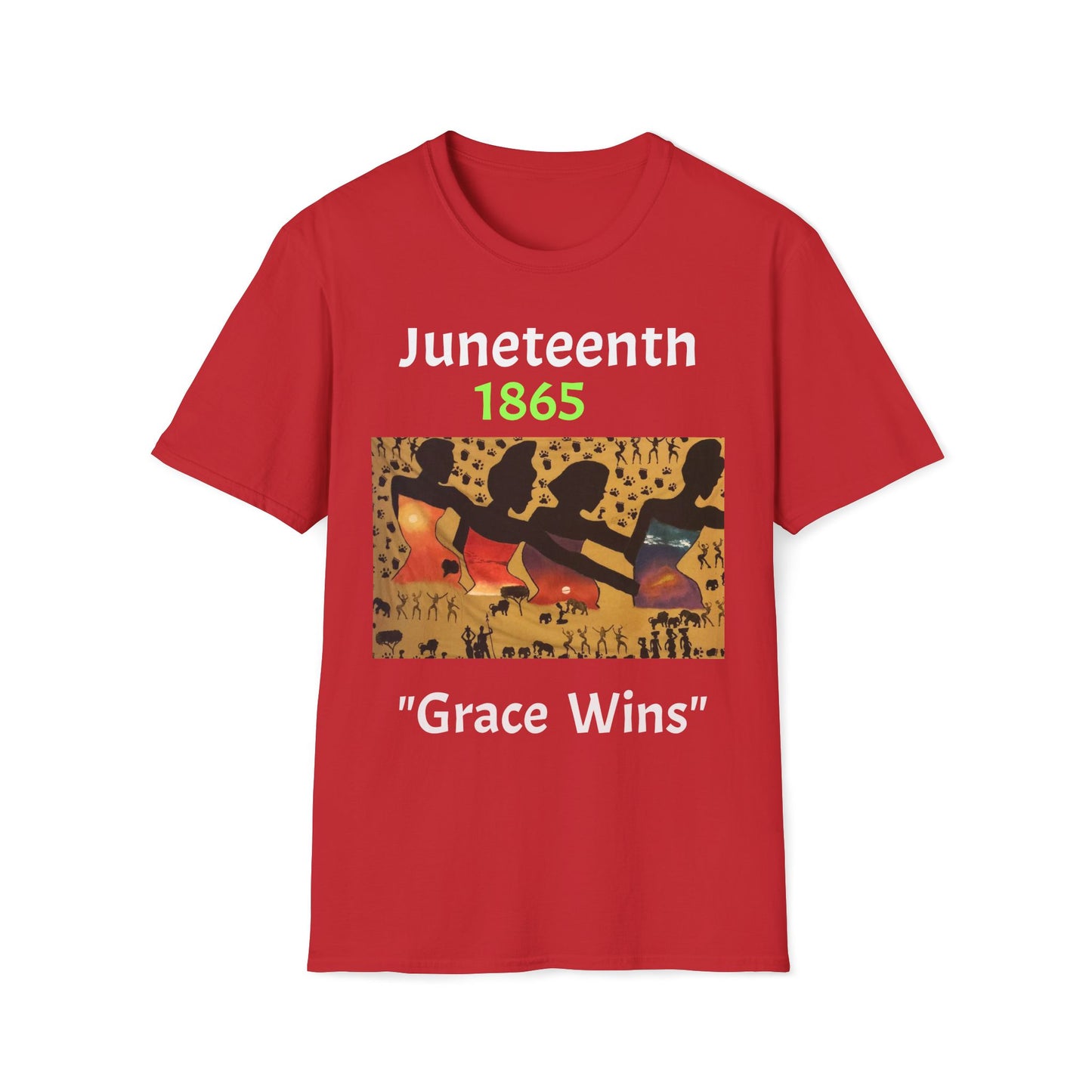 Juneteenth 1865 T-Shirt — "Grace Wins" Celebration Tee