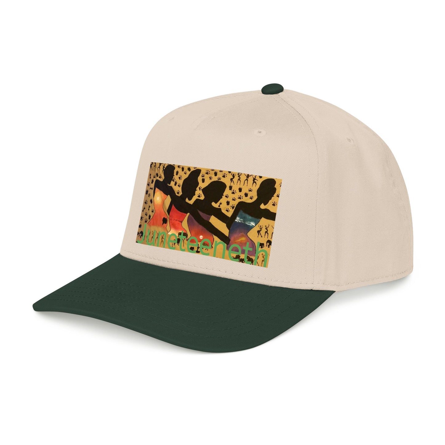 Juneteenth Baseball Cap - Bright Script Celebration Hat