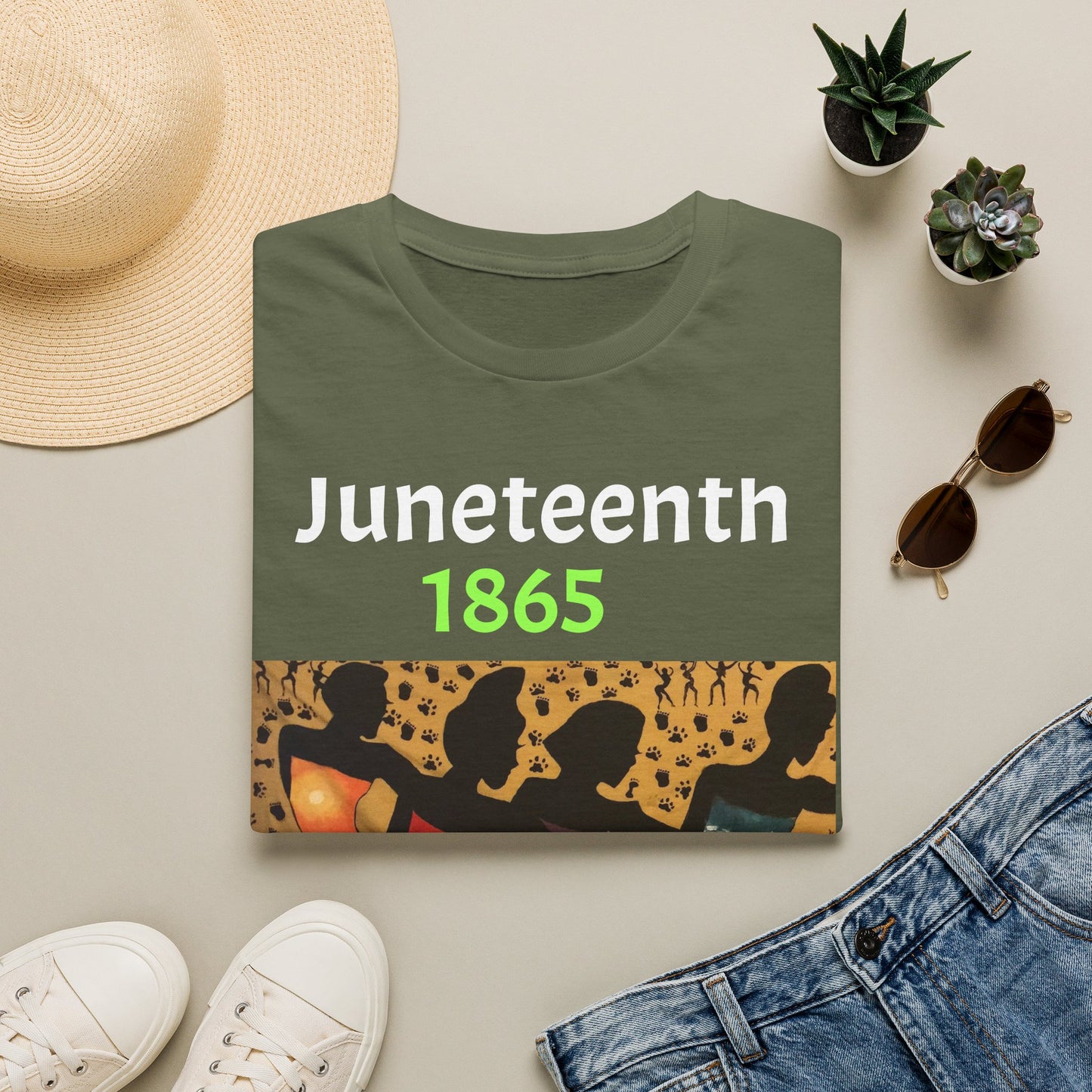 Juneteenth 1865 T-Shirt — "Grace Wins" Celebration Tee