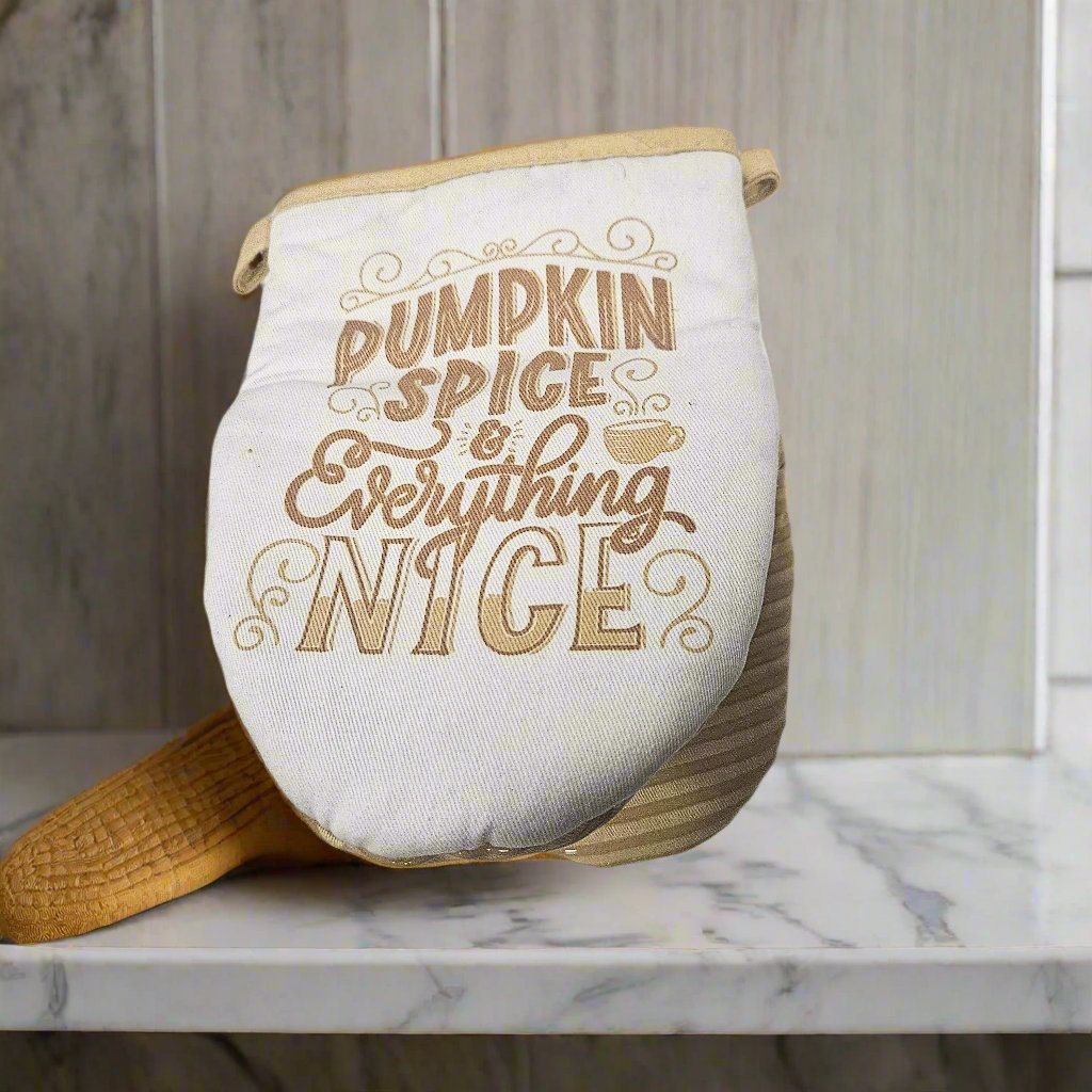 Shortened thanksgiving Oven Mitt