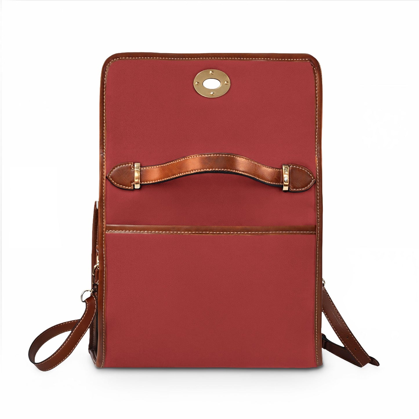 Waterproof Canvas Handbag — 'Grace Wins' Vintage Silhouette Tote