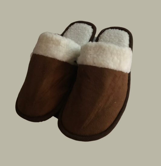 Men’s Faux Suede Slippers