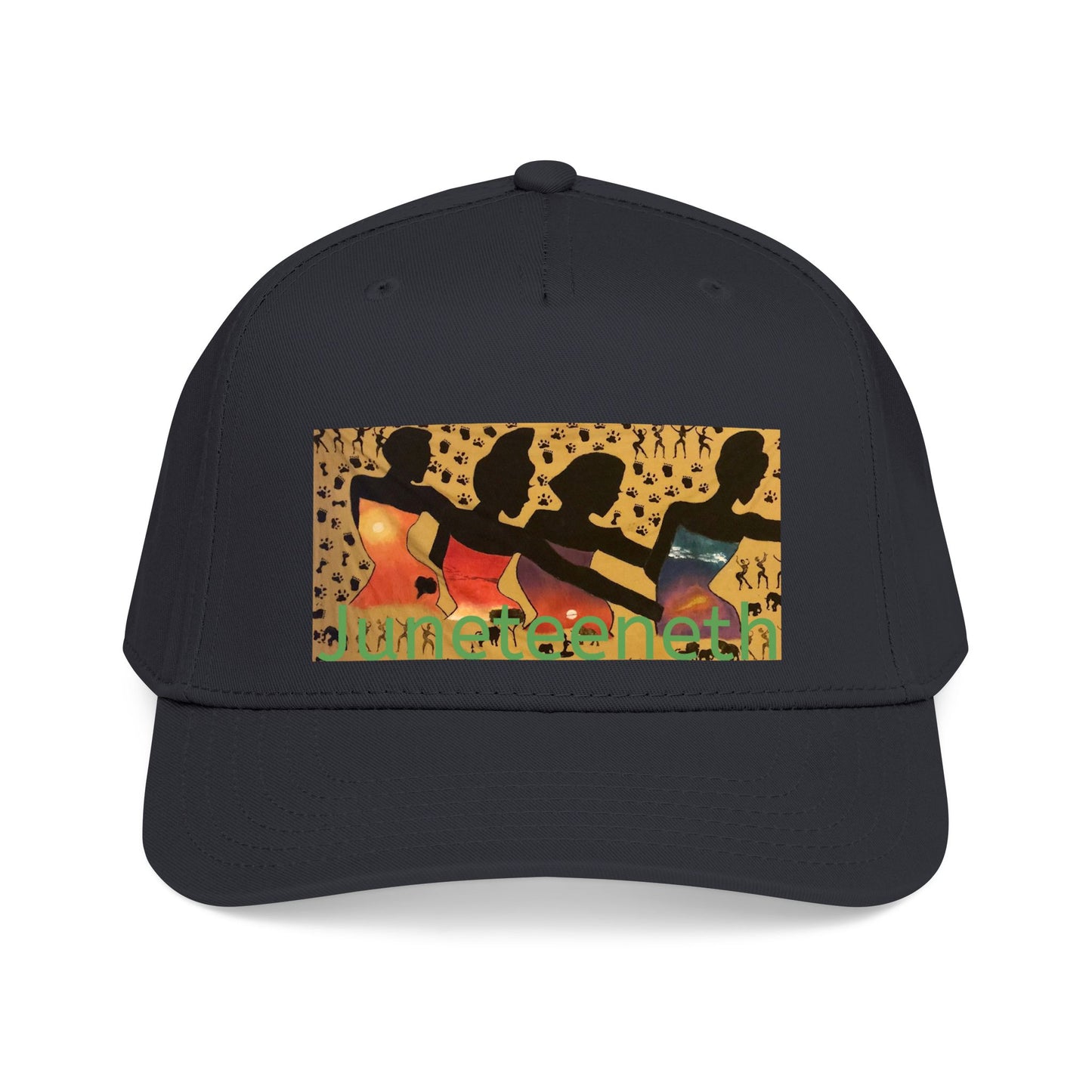 Juneteenth Baseball Cap - Bright Script Celebration Hat