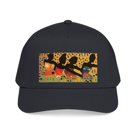 Juneteenth Baseball Cap - Bright Script Celebration Hat