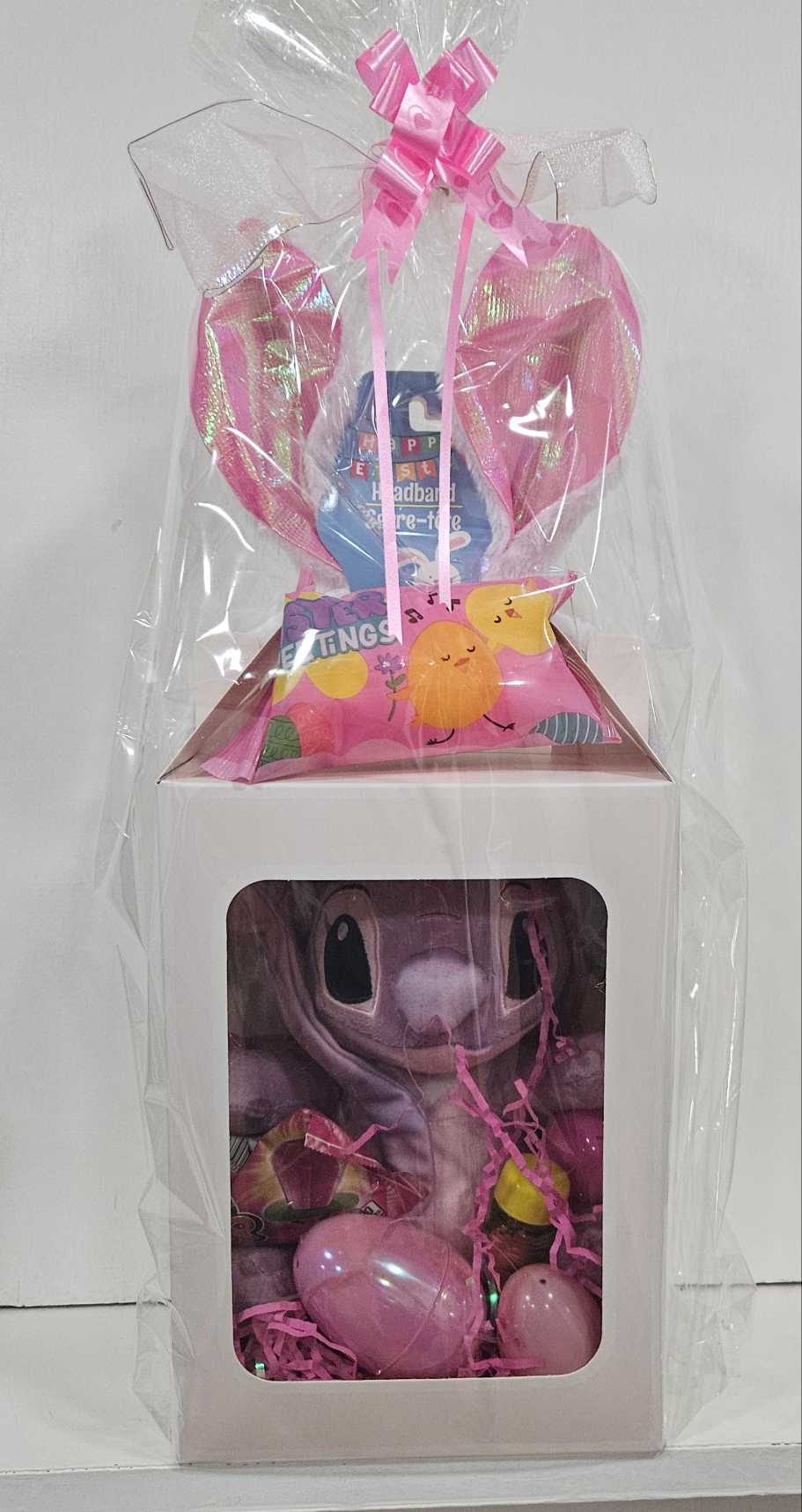 Angel-Stitch Easter Gift Box - Pink Bunny Ears