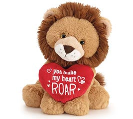 PLUSH YOU MAKE MY HEART ROAR- LION