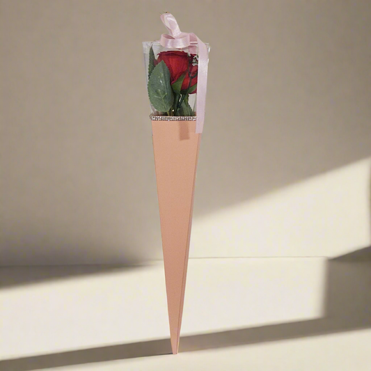 Single Rose -Pink Gift Set