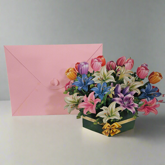 Mother's Day Gift: Pop-up Greeting Flower Card