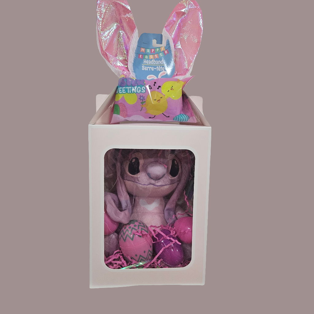 Angel-Stitch Easter Gift Box - Pink Bunny Ears