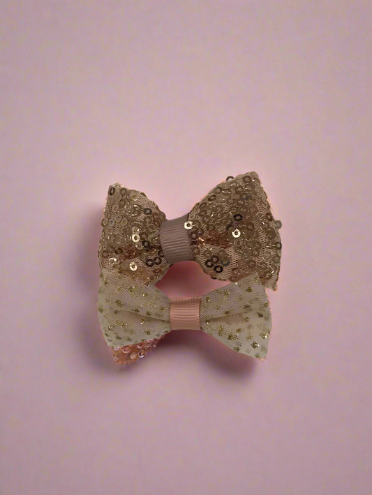 Pink Glitter Brarett Set
