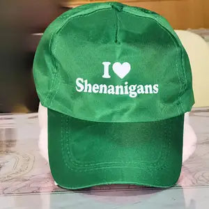 St. Patrick Day Party-I love Shenanigans -Cap