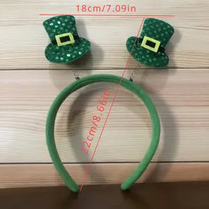 St. Patrick's Day Sequin Head Band- Party Favor