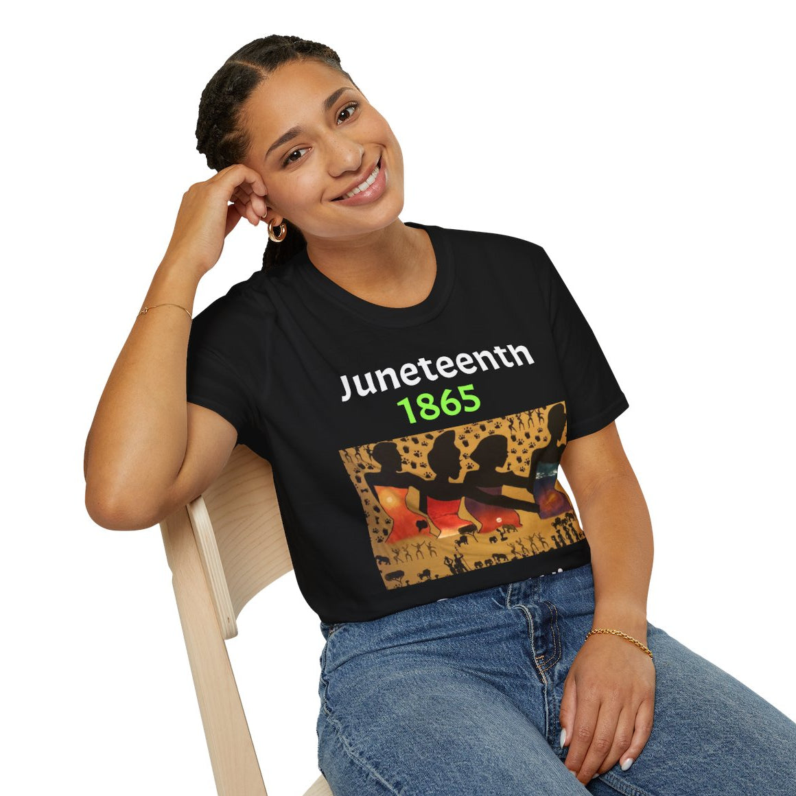 Juneteenth 1865 T-Shirt — "Grace Wins" Celebration Tee