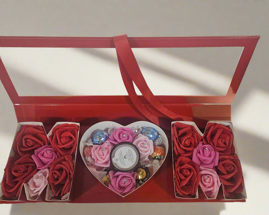 Mother's Day "Mom" Gift Box (Red)