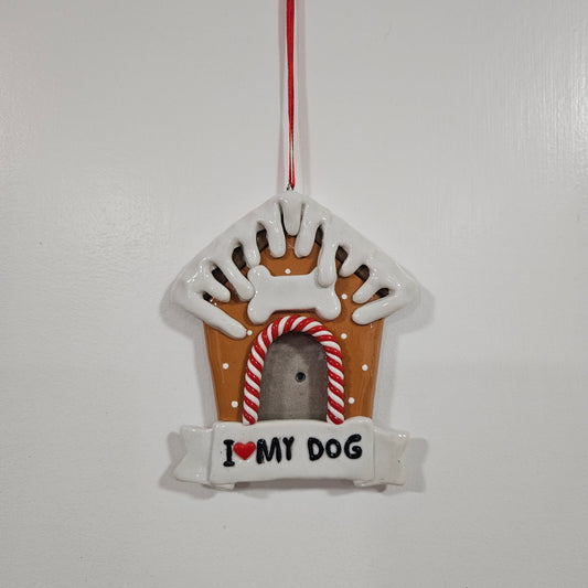 Doghouse Christmas Ornament