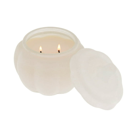 Better Homes & Gardens Salted Scented 2-Wick 10oz (284.3 g) Medium Flocked Pumpkin Jar Candle