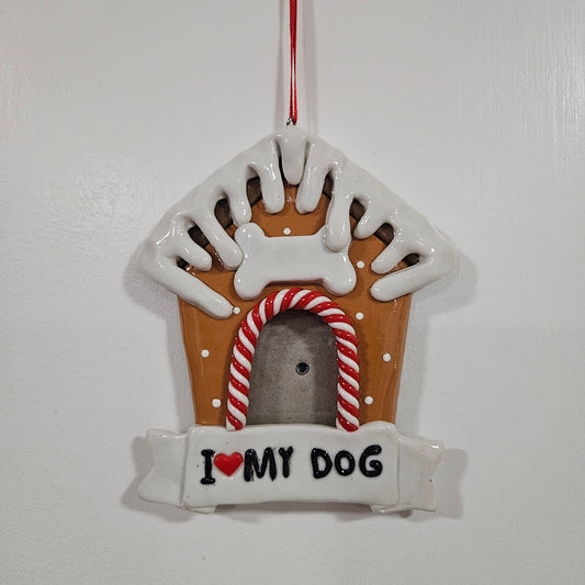 Doghouse Christmas Ornament